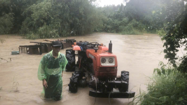 Một người mất tích do mưa lũ