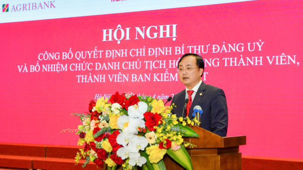 Ông Tô Huy Vũ làm Chủ tịch Hội đồng thành viên Agribank