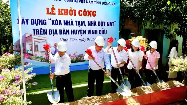 Khởi công xóa nhà tạm, nhà dột nát giúp người dân ổn định chỗ ở