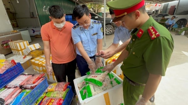Công an Hà Nội bắt giữ hơn 1 tấn thực phẩm bẩn