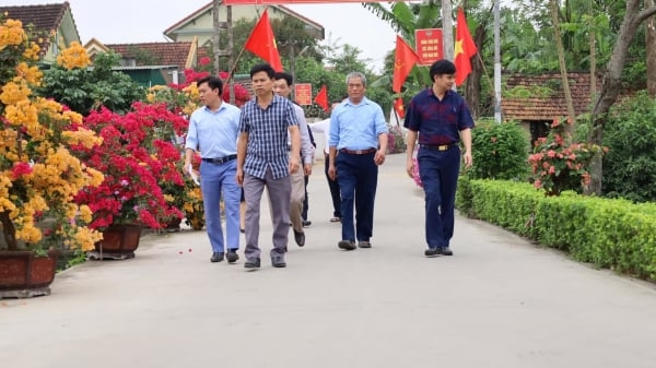 Nam Đàn đạt chuẩn nông thôn mới nâng cao
