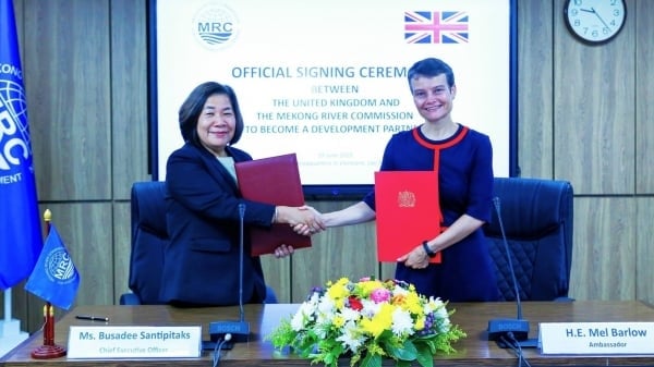 Vương quốc Anh trở thành đối tác phát triển của Ủy hội sông Mekong