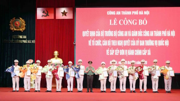 Hà Nội: Công bố 126 Công an cấp xã