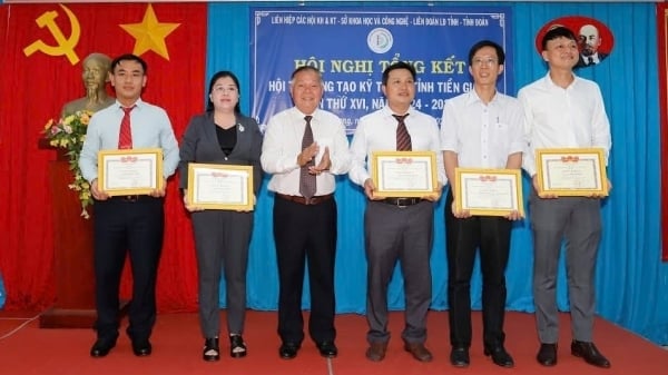 Trao 33 giải thưởng tại Hội thi Sáng tạo Kỹ thuật cấp tỉnh