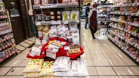 Japan average rice price down for 6th straight week