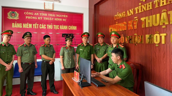 Công an Thái Nguyên ra mắt 'Một cửa số'