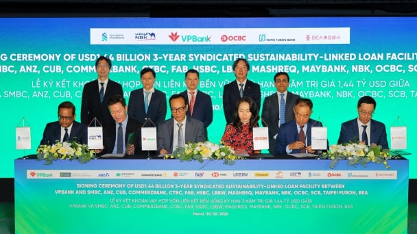 VPBank ký kết khoản vay hợp vốn liên kết bền vững trị giá 1,44 tỷ USD