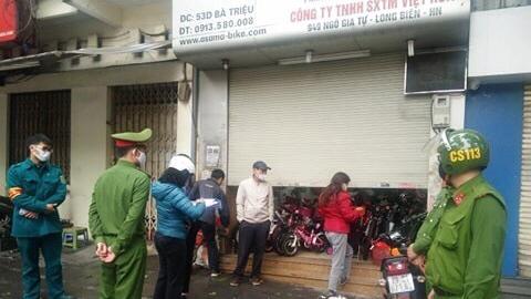 Bị lập biên bản vì lén mở cửa hàng bán xe đạp