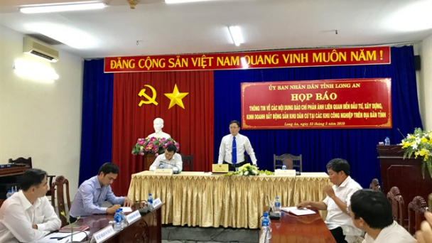 Long An sẽ xử lý vi phạm phân lô bán nền đất tại các khu công nghiệp