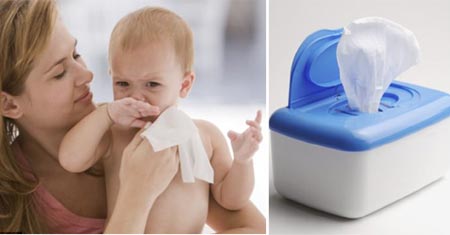Lạm dụng giấy ướt có thể gây hại cho trẻ
