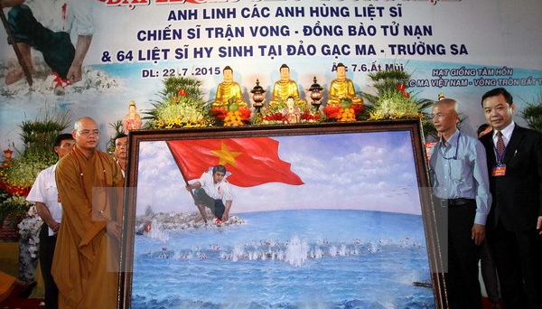 Đại lễ cầu siêu anh linh anh hùng liệt sỹ hy sinh vì biển đảo