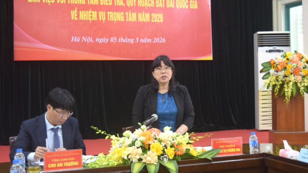 Tập trung hoàn thiện hồ sơ điều chỉnh Quy hoạch sử dụng đất quốc gia