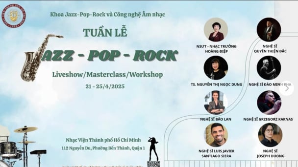 Đang diễn ra 'Tuần lễ Jazz - Pop - Rock 2025'