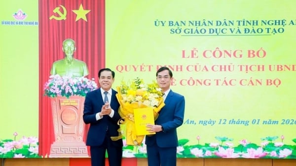 Bổ nhiệm Giám đốc Sở Giáo dục và Đào tạo Nghệ An
