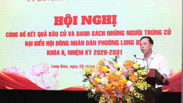 Long Biên công bố 22 đại biểu trúng cử HĐND phường