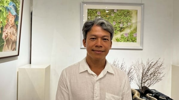 Nét quê an lành trong tranh màu nước Vũ Thành Tâm