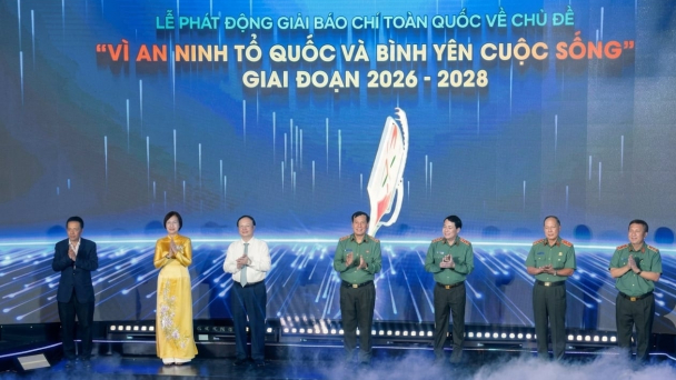 Phát động Giải báo chí 'Vì an ninh Tổ quốc và bình yên cuộc sống'