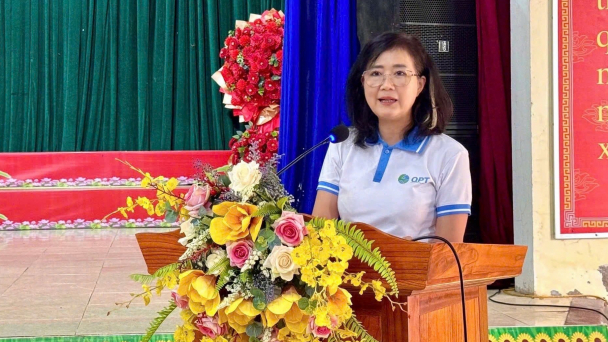 Triển khai phần mềm cảnh báo thiên tai tại xã Cẩm Duệ