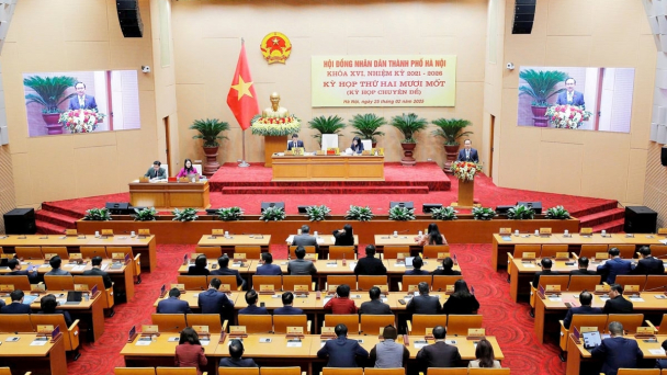 Hội đồng nhân dân TP Hà Nội xem xét, thông qua nhiều nội dung quan trọng