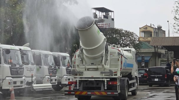 Pháo xa sương mù: Giải pháp mới giảm ô nhiễm bụi mịn tại Hà Nội