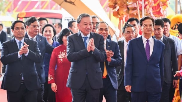 Tổng Bí thư dự lễ khánh thành loạt công trình mừng 80 năm Quốc khánh