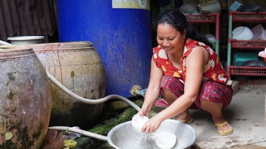 Thêm nguồn nước sạch cho xã đảo