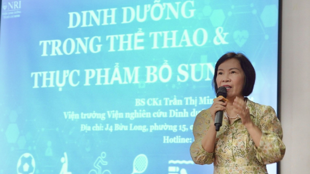 Quỹ Phát triển Tài năng Việt tài trợ khóa học dinh dưỡng cho vận động viên