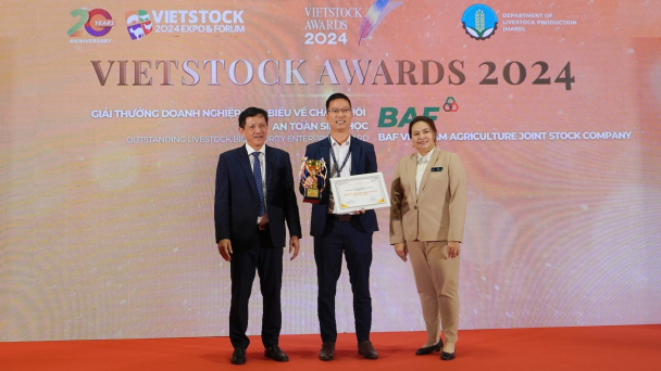 BAF Việt Nam được vinh danh 2 giải thưởng tại Vietstock Awards 2024