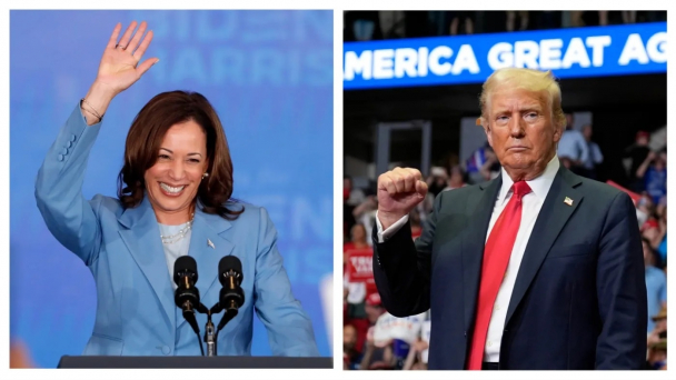 Ông Trump từng quyên góp tiền cho Phó Tổng thống Kamala Harris