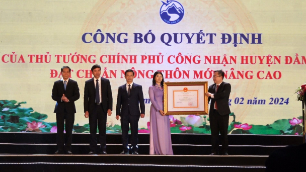 Đầm Hà là huyện nông thôn mới nâng cao đầu tiên trên cả nước