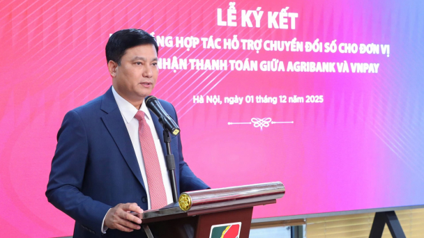 Agribank và VNPAY triển khai giải pháp chuyển đổi số cho hộ kinh doanh