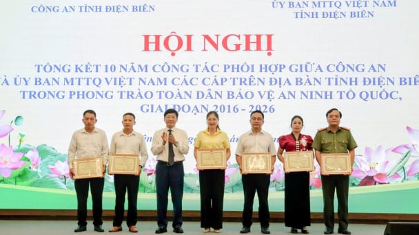 10 năm phối hợp giữa Công an và Mặt trận Tổ quốc tỉnh Điện Biên
