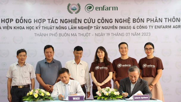 Hợp tác nghiên cứu công nghệ bón phân thông minh
