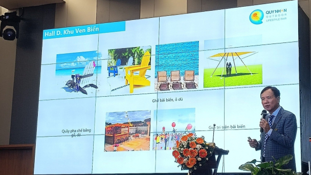 Lần đầu tiên Bình Định tổ chức Hội chợ Quốc tế đồ gỗ ngoài trời