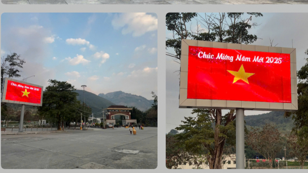 Lai Châu chào cờ đón mừng năm mới 2025