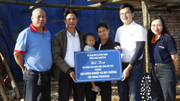 Tập đoàn Phenikaa chung tay dựng xây mái ấm cho người dân