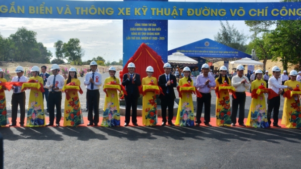 Quảng Nam: Thông xe tuyến đường chiến lược ven biển