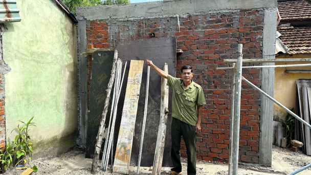 Dân xây công trình trú bão, tỉnh hỗ trợ 10 triệu đồng