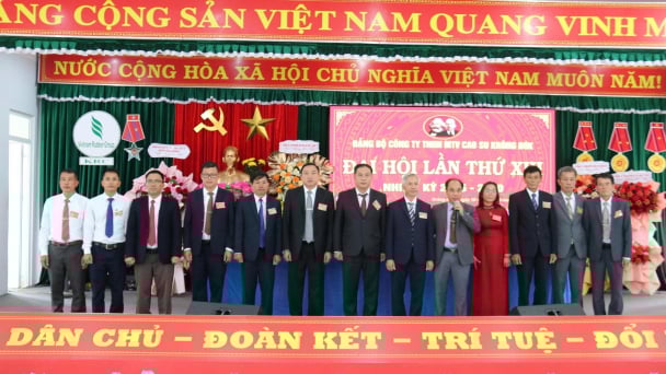 Cao su Krông Búk hoàn thành vượt mức các chỉ tiêu nhiệm kỳ 2020 - 2025