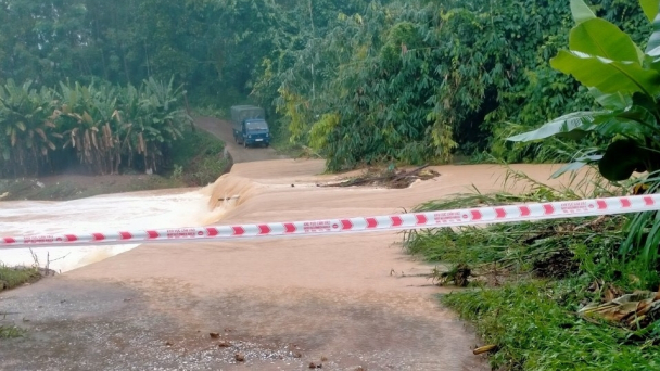 1 người bị mất tích do lũ cuốn trôi tại Thái Nguyên