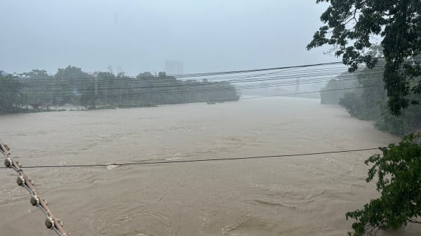 Cảnh báo lũ trên sông Cầu
