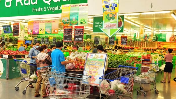 MM Mega Market đủ hàng hóa thiết yếu trong hệ thống phân phối