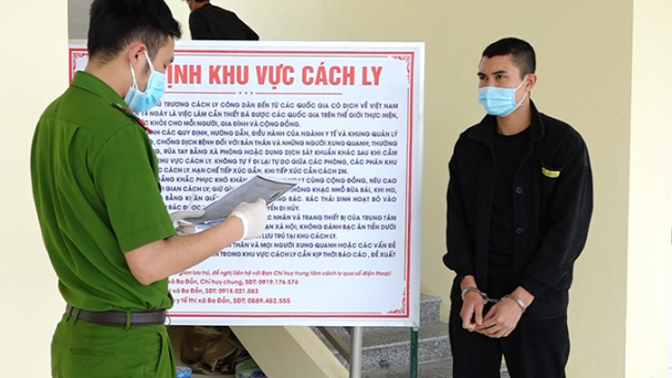 Đối tượng truy nã trong khu cách ly