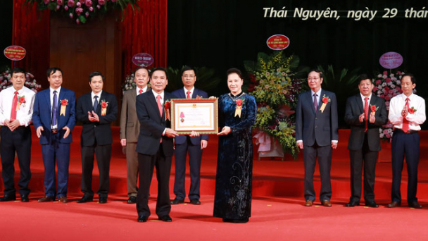 Thái Nguyên được tặng thưởng Huân chương Lao động vì thành tích xây dựng NTM