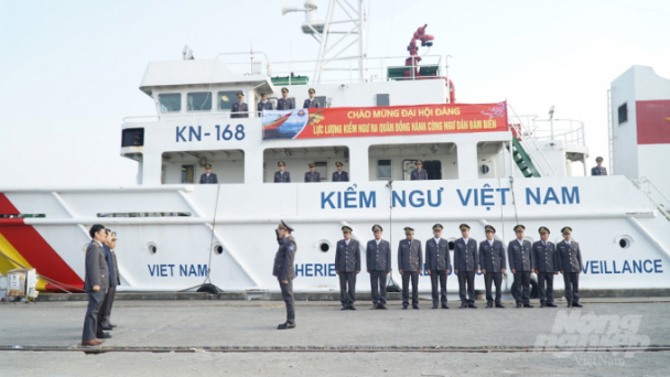 Kiểm ngư Vùng 1 ra quân thực hiện nhiệm vụ đầu năm