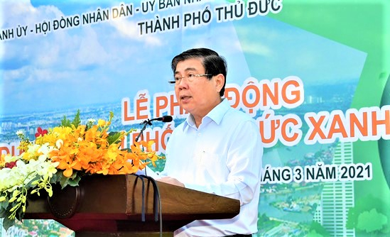 TP.Thủ Đức: Phát động trồng mới 1 triệu cây xanh