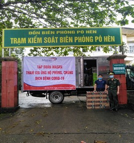 Masan Consumer tặng hàng nghìn thùng sản phẩm đến địa phương, tuyến đầu chống dịch Covid-19