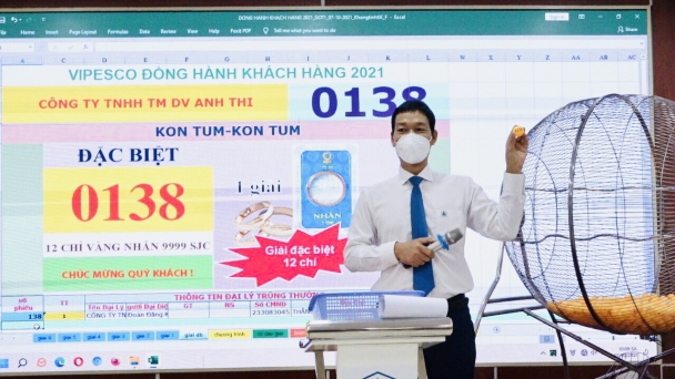 VIPESCO trao 3 tỷ tiền thưởng cho những khách hàng may mắn