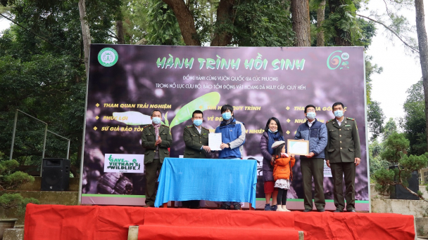 Vườn Quốc gia Cúc Phương mở màn 'Hành trình hồi sinh' cho động vật hoang dã