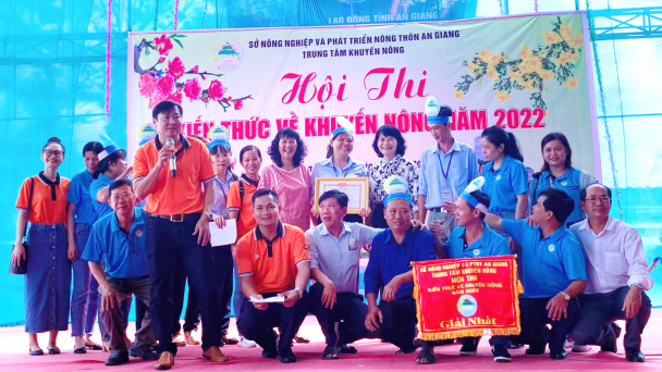 Trạm Khuyến nông thị xã Tân Châu đoạt giải nhất hội thi 'Kiến thức khuyến nông'